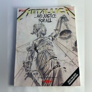 Metallica …And Justice For All Guitar Tablature Book Note For Note Transcription